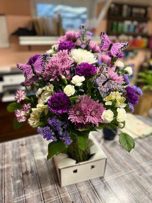 Final bouquet  came out so pretty!