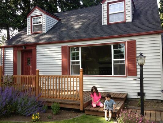 Leo and Isabela moving in next door to their grandparents house - June 2013