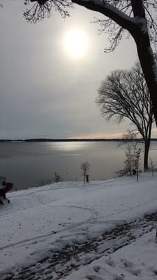 Lovely views of Lake Monona from this park