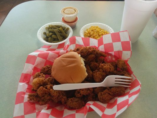 Gizzards and liver meal.