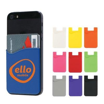 These silicone card sleeves are the bomb! Keep credit cards, ID, cash, business cards with you! A great branding item!