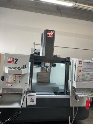 Haas VF2 Vertical Milling Machine.