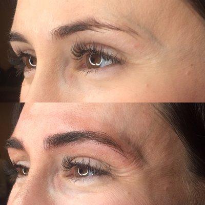 Microblading before & after