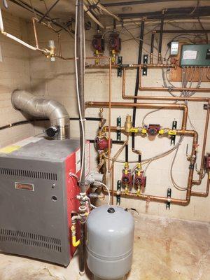 Boiler install