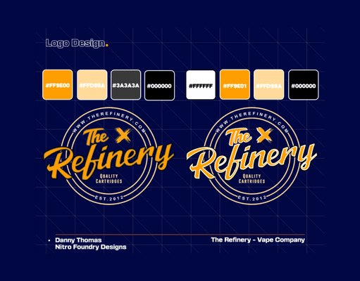 Logo Design for "The Refinery" Branding Package