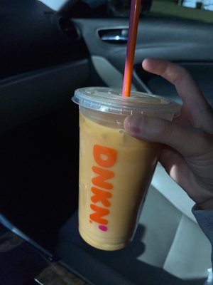 Medium Carmel iced Coffee