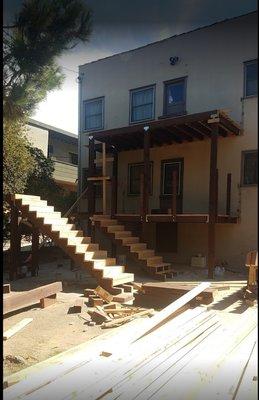 Outdoor Stair Building