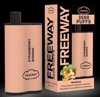 Freeway Vape Rechargeable Strawberry Banana 3500 Puffs