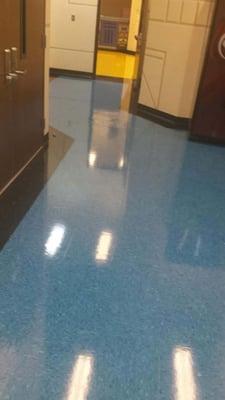 Floor Stripping by Progressive Janitorial at a Church in Hendersonville, TN