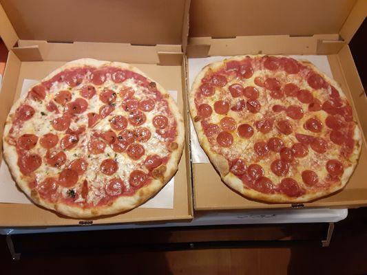 Here's what real pizza should look like an this is from Pete's pizza. The taste is even better