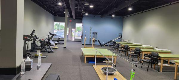 Trinity Rehab, out-patient physical therapy in East Windsor - gym and treatment area