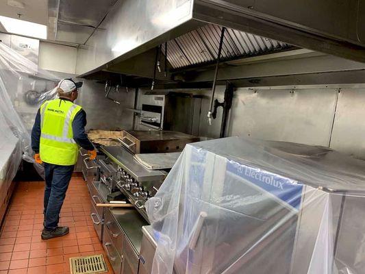 Kitchen exhaust cleaning