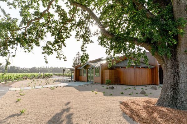 The entrance to the Tasting Room