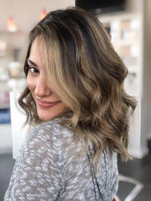 Balayage & style by Lorraine