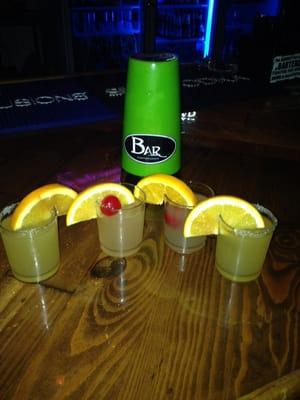 We always do a bartender challenge and Bobbie is awesome!!!! Yummy