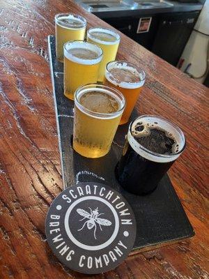 Flight of all 6 beers for $5