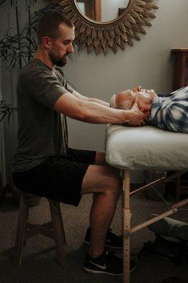 Craniosacral hold