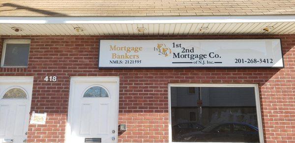 1st 2nd Mortgage Co of NJ Inc at 418 West Side Ave., Jersey City, NJ 07305