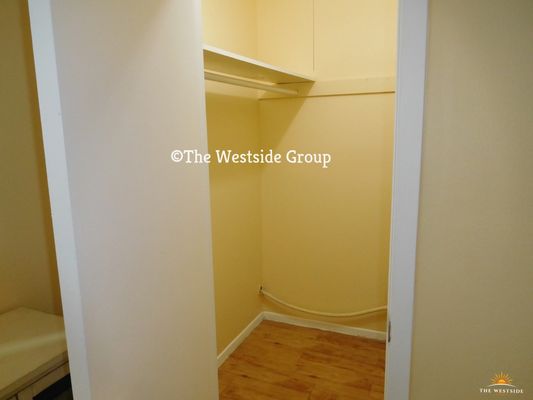 Spacious Walk-in Closet