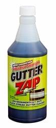 Gutter Zap cleans black streaks off factory-painted metal and fiberglass - like gutters and RVs that's caused by electrostati...