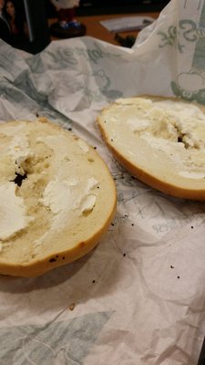 Bagel with "cream cheese"