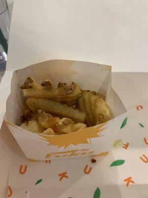 The five fries I got for $4