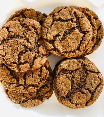 Ginger molasses cookies