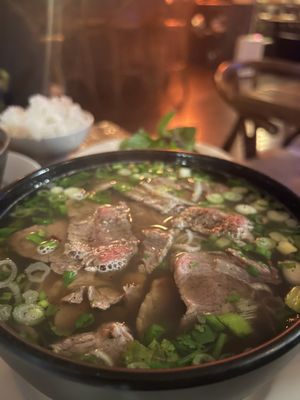 Classic Vietnamese Beef Bones Broth Pho