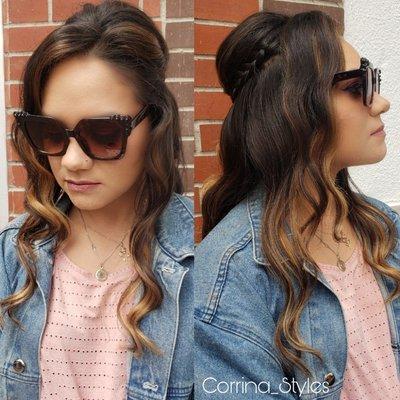 Vintage Wave braided updo