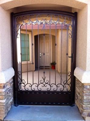 Custom entry walk gate