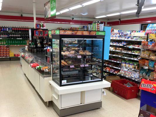 Sales Area and Pastry Case