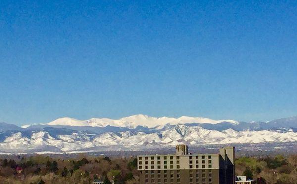 Mt Evans view from our operatory!