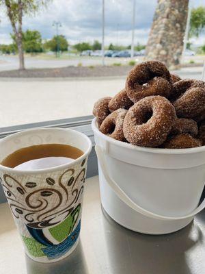 Mini Cider Donuts, and Hot or Cold Apple Cider