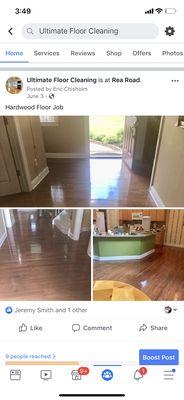 Residential Hardwood Floor Restore