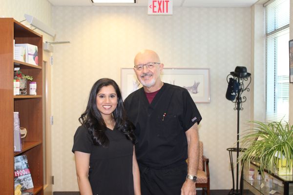 Our doctors: Dr. Neha Singh, DPM AACFAS and Dr. Victor Schechter, DPM, FACFAS