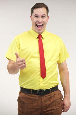 Patrick Collins as SpongeBob Squarepants in The SpongeBob Musical at the Milburn Stone Theatre, Oct. 7th - 16th, 2022