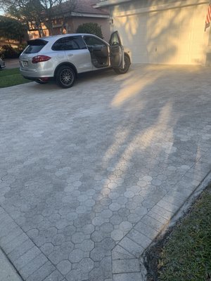 Another shot of my sparkling driveway