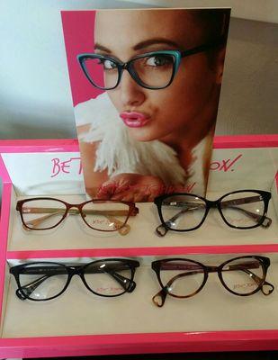 Betsy Johnson is  one of our upscale designer frames