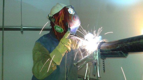 Natural gas Pipe welding