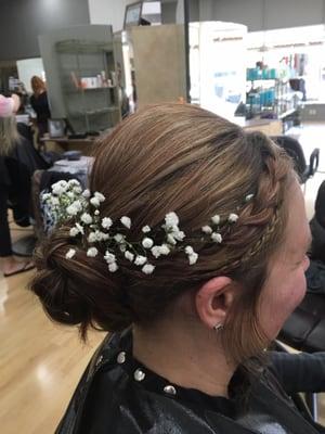 Wedding hairs by Janet k.