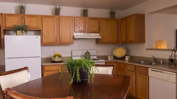 spacious kitchen