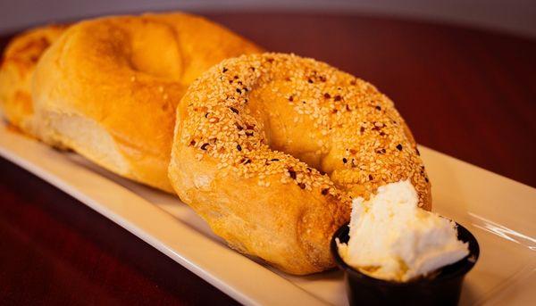 Bagels with Cream Cheese