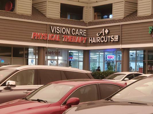 Their current location at the corner of the strip mall between a vision care and haircut business