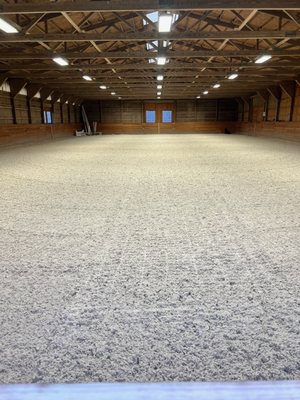 Our indoor arena with GGT footing.