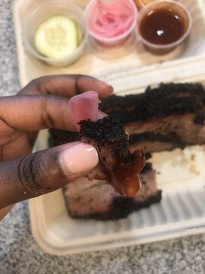 Y'all see this crust and perfect bite? So good.