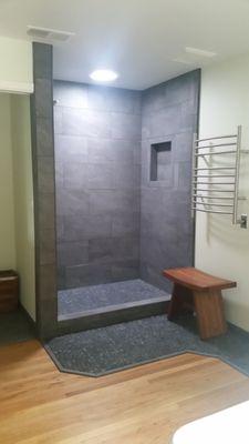 Master bathroom shower