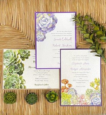 Cactus invitations