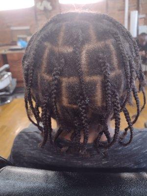 kids natural box braids