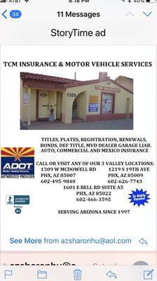 TCM Insurance& Motor Vehicle Services