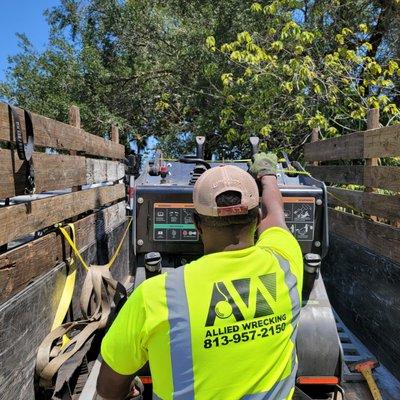 Mini Skid Steer with grapple